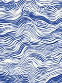 Abstract patroon van golvende blauwe lijnen