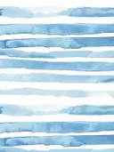 Abstract aquarel met horizontale blauwe strepen
