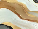 Abstract agaat marmerschilderij in goud en bruin