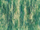 Action painting schilderij, banen (drip) in diepgroen