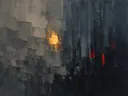 Abstract landschap in basaltgrijs en oker