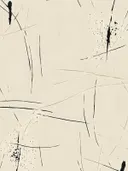 Abstract beige schilderij met dunne lijnen
