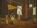 Blacksmith Shop van Francis A. Beckett: figuren