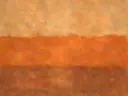 Kleurvelden schilderij, blokken in terracotta