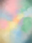 Nevel schilderij, blokken in Snoepjes Pastel