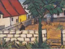 Boerenerf in Frankrijk van Otto Mueller: stad