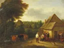 Boerenhoeve van Théobald Michau: landschap
