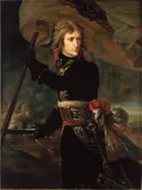 Bonaparte bij de brug van Arcole van Antoine-Jean Gros: stad