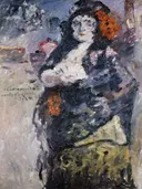 Carmencita van Lovis Corinth: portret met vrouwen