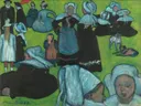 De bedevaart van Émile Bernard: figuren