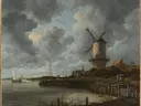 Landschapsschilderij 'De Molen bij Wijk bij Duurstede' naar Jacob van Ruisdael