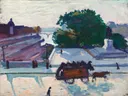De Pont-Neuf in de zon van Albert Marquet: stad