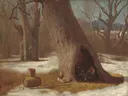 De spijbelaars van Eastman Johnson: landschap