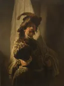 De vaandeldrager van Rembrandt van Rijn: portret