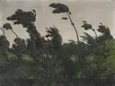 De wind van Félix Vallotton: landschap met bomen