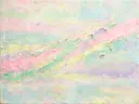 Meswerk schilderij, diagonaal in Snoepjes Pastel
