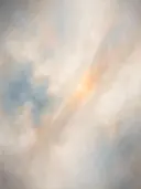 Nevel schilderij, diagonaal in Scandinavisch Bleek