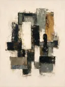 Schilderij: dicht middenveld