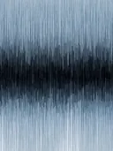Futuristisch abstract schilderij met digitale glitch textuur