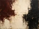 Meswerk schilderij, drie vlakken in Kersenkola