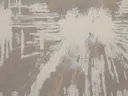 Abstract schilderij met radiale explosie textuur in grijs