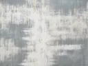Abstract schilderij met gespiegelde vlekkentextuur in grijs