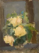 Golden Roses van Olga Boznańska: stilleven met rozen