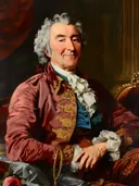 Klassiek schilderij 'Heer in Roze Mantel'