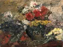 Herfstbloemen van Lovis Corinth: stilleven met bloemen