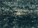 Action painting schilderij, horizon (sweep) in nacht
