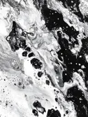 Abstracte zwart-wit marmertextuur met inktvlekken
