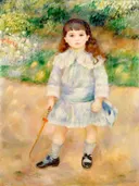 Jongen met een zweep van Pierre-Auguste Renoir: portret met kind