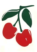 Illustratie van kersen in icoonstijl