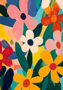 Retro Bloemen