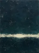 Meswerk schilderij, lage horizon in Nacht
