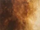 Kleurvelden schilderij, lagen in kaneel en karamel