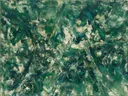 Action painting schilderij, lagen (sweep) in diepgroen