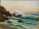 Maine Seascape van Constantin Westchiloff: zee
