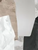 Abstract minimalistisch schilderij met steen- en betontextuur