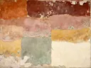 Schilderij: oude pleisterlaag in crème en oker