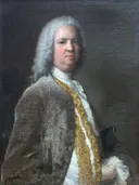 Portret van de Frankfurtse bankier Johann Georg Leerse van Jean-Marc Nattier: portret met man