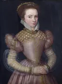 Portret van een dame van François Quesnel: portret met vrouw