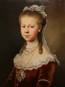 Klassiek schilderij 'Portret van een Jonge Vrouw'