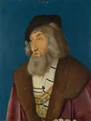 Portret van een man van Hans Baldung Grien: portret met mannen