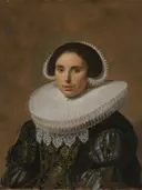 Portretschilderij 'Portret van een Vrouw' naar Frans Hals