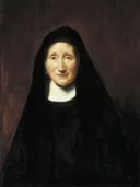 Portret van een vrouw van Abraham de Vries: portret met vrouwen