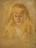 Portretschilderij 'Portret van Marie Anne Breitner' naar George Hendrik Breitner