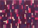 Abstract schilderij met het paletmes in pruim en fuchsia