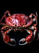 Close-up van rode krab