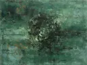 Meswerk schilderij, ronde lagen in Koper en Patina